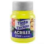 Tinta Acrilex 04140 Tecido 12X37Ml Cor 504 Amarelo Limao