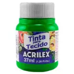 Tinta Acrilex 04140 Tecido 12X37Ml Cor 510 Verde Folha