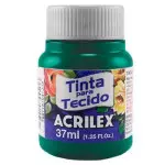 Tinta Acrilex 04140 Tecido 12X37Ml Cor 512 Verde Veronese