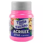 Tinta Acrilex 04140 Tecido 12X37Ml Cor 537 Rosa