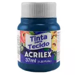 Tinta Acrilex 04140 Tecido 12X37Ml Cor 568 Azul Cerulio