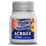 Tinta Acrilex 04140 Tecido 12X37Ml Cor 627 Cinza Claro