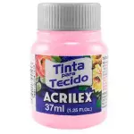 Tinta Acrilex 04140 Tecido 12X37Ml Cor 813 Rosa Bebe