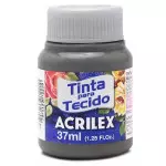 Tinta Acrilex 04140 Tecido 12X37Ml Cor 994 Cinza Chumbo