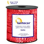 Lantejoula Lantecor Tr-6Mm Met C/50M Cor 110 Vermelho