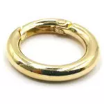 Argola Roma Ro119163 Chav Art 25Mm C/10 Cor Dourado