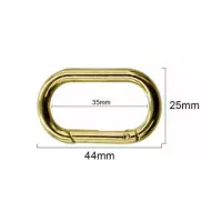 Argola Roma Ro151515 Art Oval 35Mm C/10 Cor Dourado