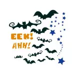 Stencil Acrilex 30001 130 X 130 Mm Cor 1238 Halloween 1