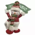 Enf Brillant 51003 Noel/Neve Porta 40Cm Modelo Boneco De Neve