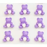 Botao Kr Inf.6028 Urso Coracao C/24 Cor Lilas