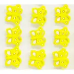 Botao Kr Inf.6039 Borboleta Nylon C/24 Cor Amarelo