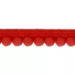 Passamanaria Britania 8223/1 Pompomc/10M Cor B19-Vermelho