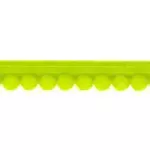 Passamanaria Britania 9022/1 Pompomc/10M Cor B500 Amarelo Fluor