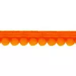 Passamanaria Britania 9022/1 Pompomc/10M Cor B502 Laranja Neon