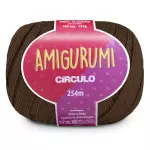 Linha Circulo Amigurumi 254M Cor 7400 Brownie