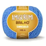 Linha Circulo Amigurumi Brilho 149M Cor 2500 Acqua