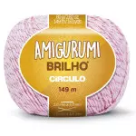 Linha Circulo Amigurumi Brilho 149M Cor 3077 Quartzo