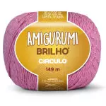 Linha Circulo Amigurumi Brilho 149M Cor 3182 Pitaya