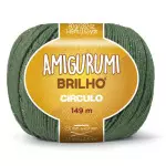 Linha Circulo Amigurumi Brilho 149M Cor 5368 Militar