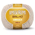 Linha Circulo Amigurumi Brilho 149M Cor 7563 Chantily