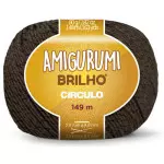 Linha Circulo Amigurumi Brilho 149M Cor 7569 Brigadeiro