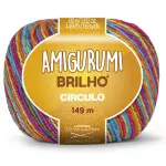 Linha Circulo Amigurumi Brilho 149M Cor 9278 Lhama