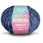 Linha Circulo Amigurumi Pelucia 131M Cor 2856 Anil Profundo