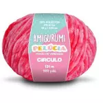 Linha Circulo Amigurumi Pelucia 131M Cor 3583 Cereja