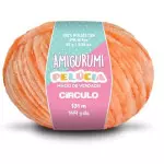 Linha Circulo Amigurumi Pelucia 131M Cor 4456 Laranja