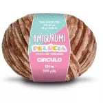 Linha Circulo Amigurumi Pelucia 131M Cor 7569 Brigadeiro