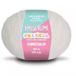 Linha Circulo Amigurumi Pelucia 131M Cor 8001 Branco