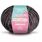 Linha Circulo Amigurumi Pelucia 131M Cor 8990 Preto