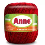 Linha Circulo Anne 65M C/10 Cor 3402 Verm Circulo