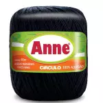 Linha Circulo Anne 65M C/10 Cor 8990 Preto