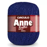 Linha Circulo Anne Brilho C/500M Cor 2856 Anil Profundo