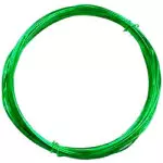 Arame Metalico Liso 0,7Mm C/2X5M Cor Verde Limao