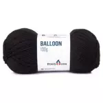 Fio Pingouin Balloon 100G Cor 0100 - Preto