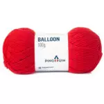 Fio Pingouin Balloon 100G Cor 0314 - Tomate