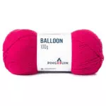 Fio Pingouin Balloon 100G Cor 8348 - Rose Red