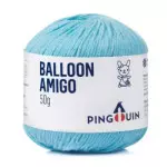 Linha Pingouin Balloon Amigo 50G Cor 9545 - Piscine