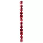 Bola Brilliant Lisa 1005 5Cm C/12 Cor Vermelho