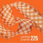 Vies Fechado Cinderela Xadrez 12Mm 20M Cor 225 Laranja Gde