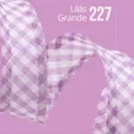 Vies Fechado Cinderela Xadrez 12Mm 20M Cor 227 Lilas Gde