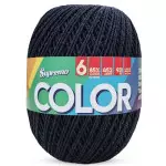 Barbante Supremo Color C/452M Cor 005 Preto