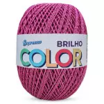 Barbante Supremo Color Brilho 452M Cor 453-1 Pink-Prata