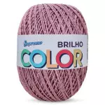 Barbante Supremo Color Brilho 452M Cor 462-2 Rosa Vintage-Ouro