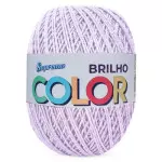 Barbante Supremo Color Brilho 452M Cor 670-1 Lilas-Prata