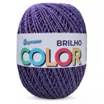 Barbante Supremo Color Brilho 452M Cor 740-2 Roxo-Ouro