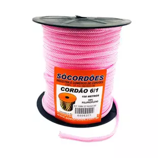 CORDAO SOCORDOES PP 6X1 5MM C/100M