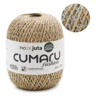 Fio Castanhal Juta Cumaru Fashion 260M Cor Prata